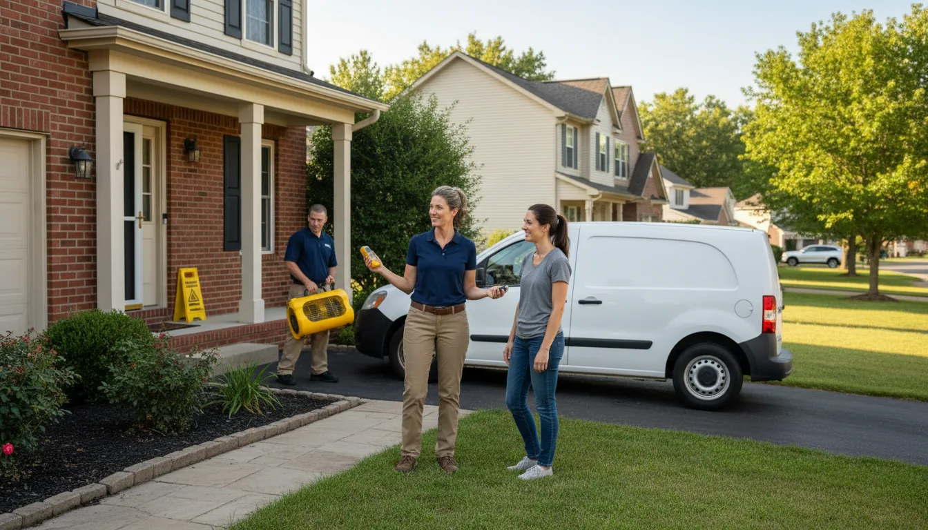 Residential water damage restoration in Hawthorne, FL